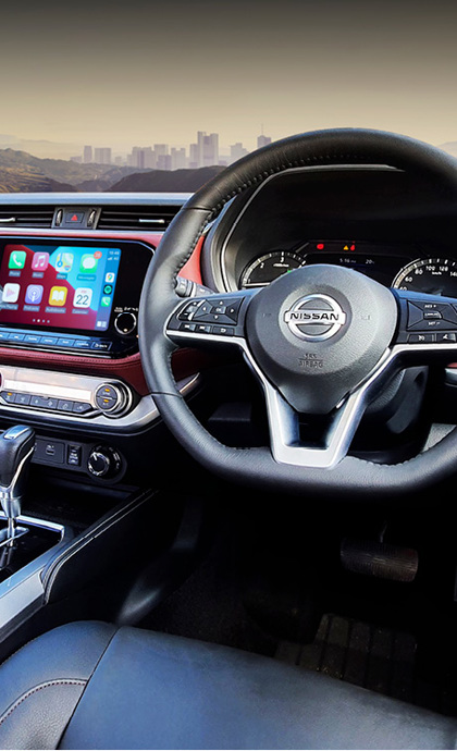 A Nissan TERRA acompanha-o a si e à sua tecnologia, onde quer que a sua aventura o leve.