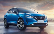 Nissan Qashqai in parking lot